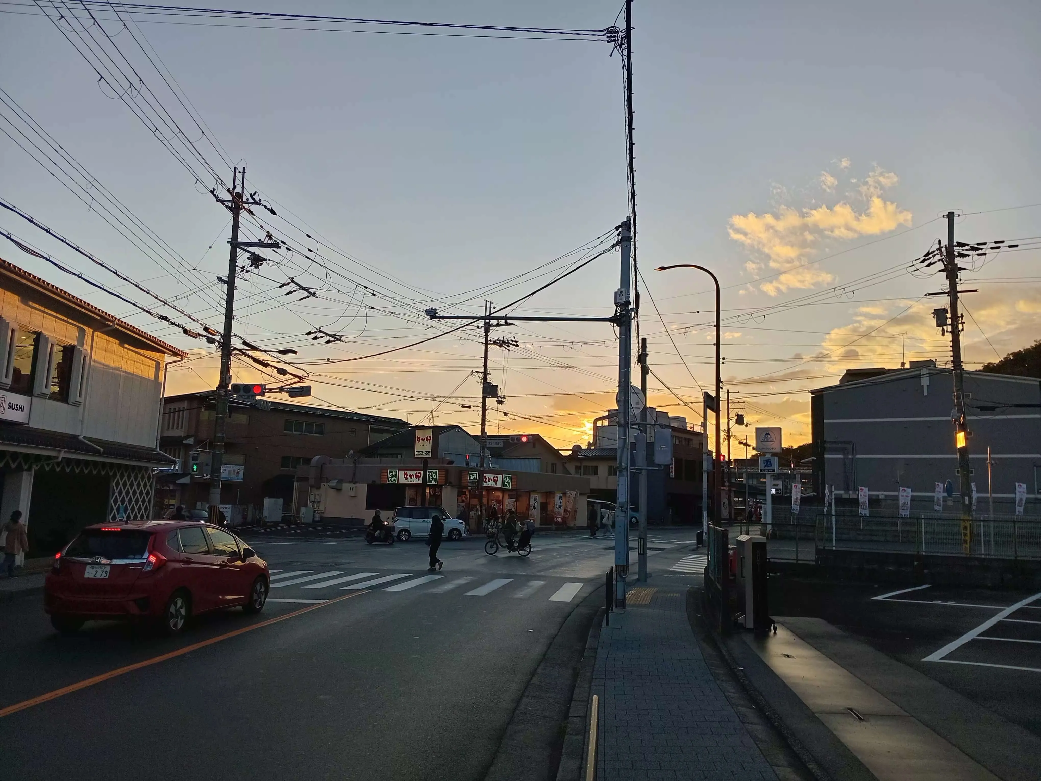 Sunset in Kyoto
