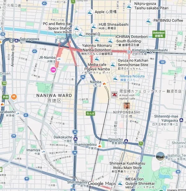Map of Osaka