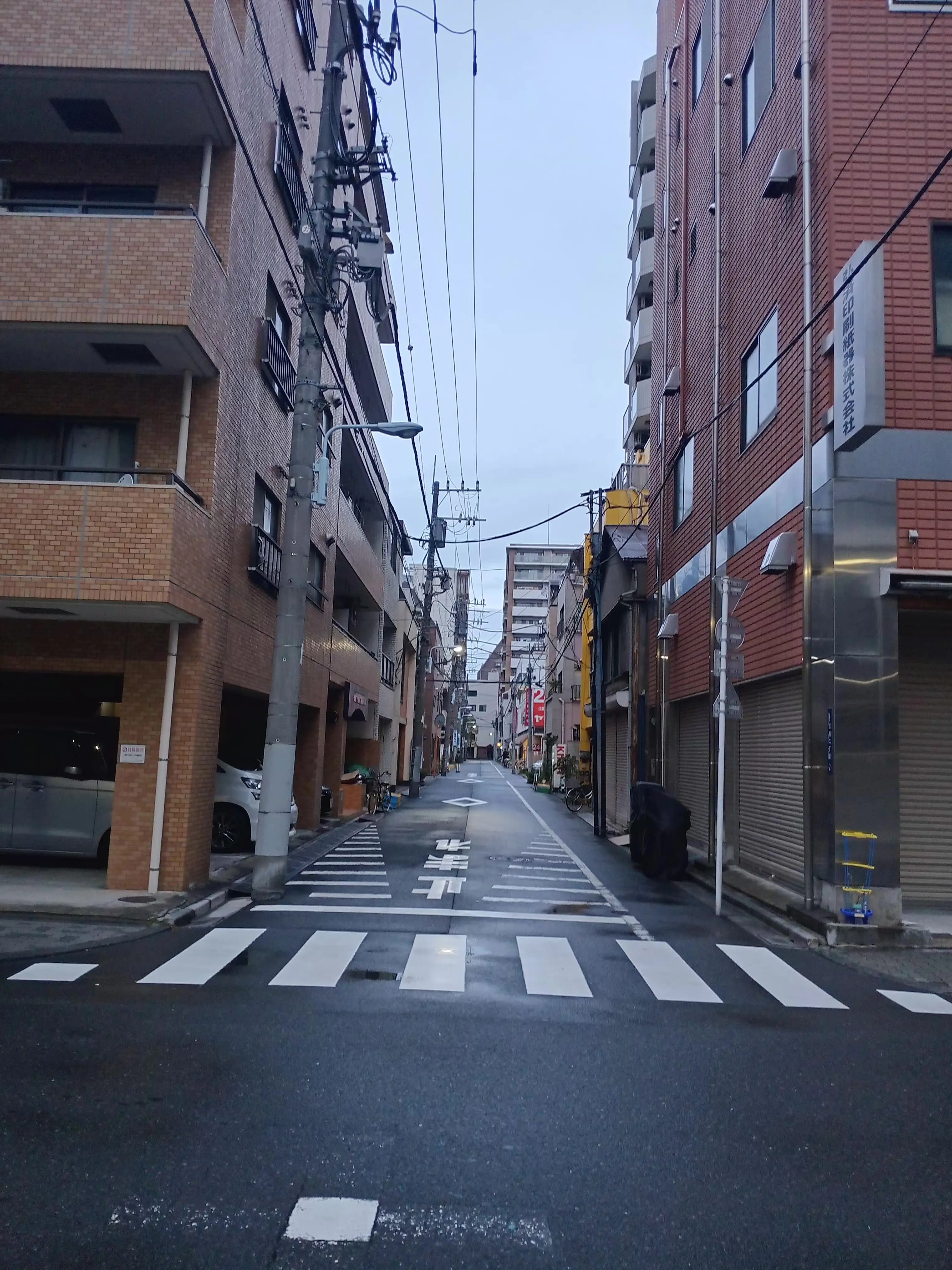 Quiet Tokyo metro interior