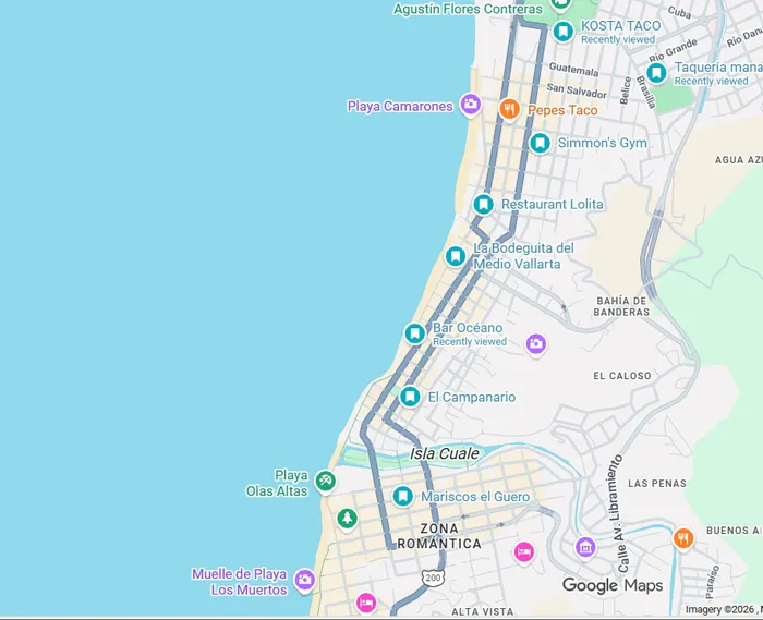 Puerto Vallarta Map