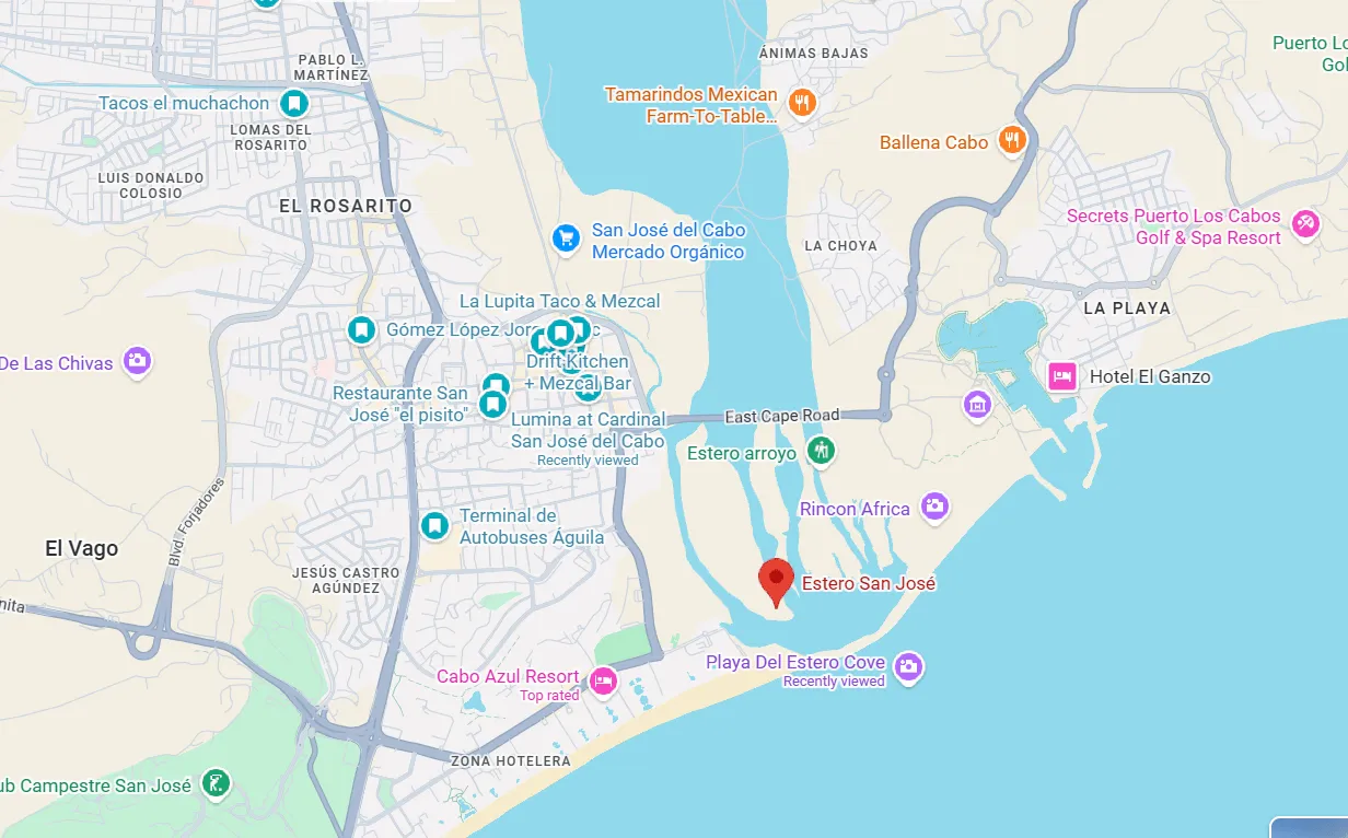 San Jose Del Cabo Map